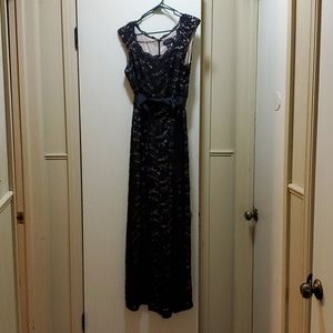 Black lace dress size 10- new without tags
